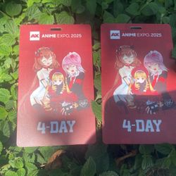 Anime 4 Day Badges  For Sunday
