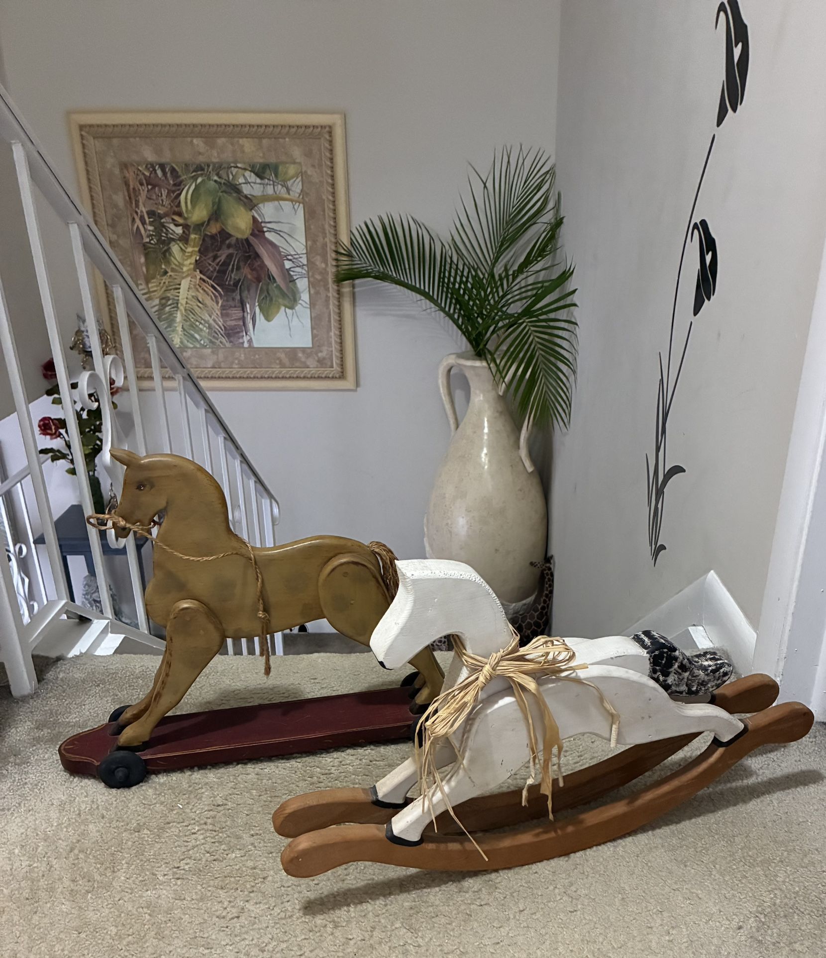 Vintage Decorative Rocking Horse Or Horses