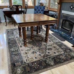 5 Leg Oak Dining Table Circa 1850