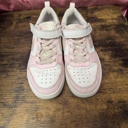 Nike Air Force Court Borough Low Pink Girls Size 1Y