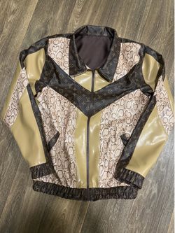 Custom Snakeskin Men’s track jacket