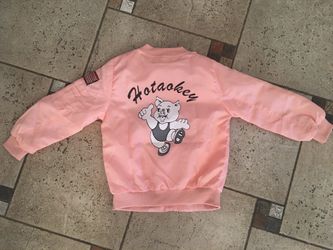 NWT pink piggie jacket size 3T 4T 5T