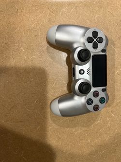 PS4 Silver Controller- Model CUH-ZCT2U
