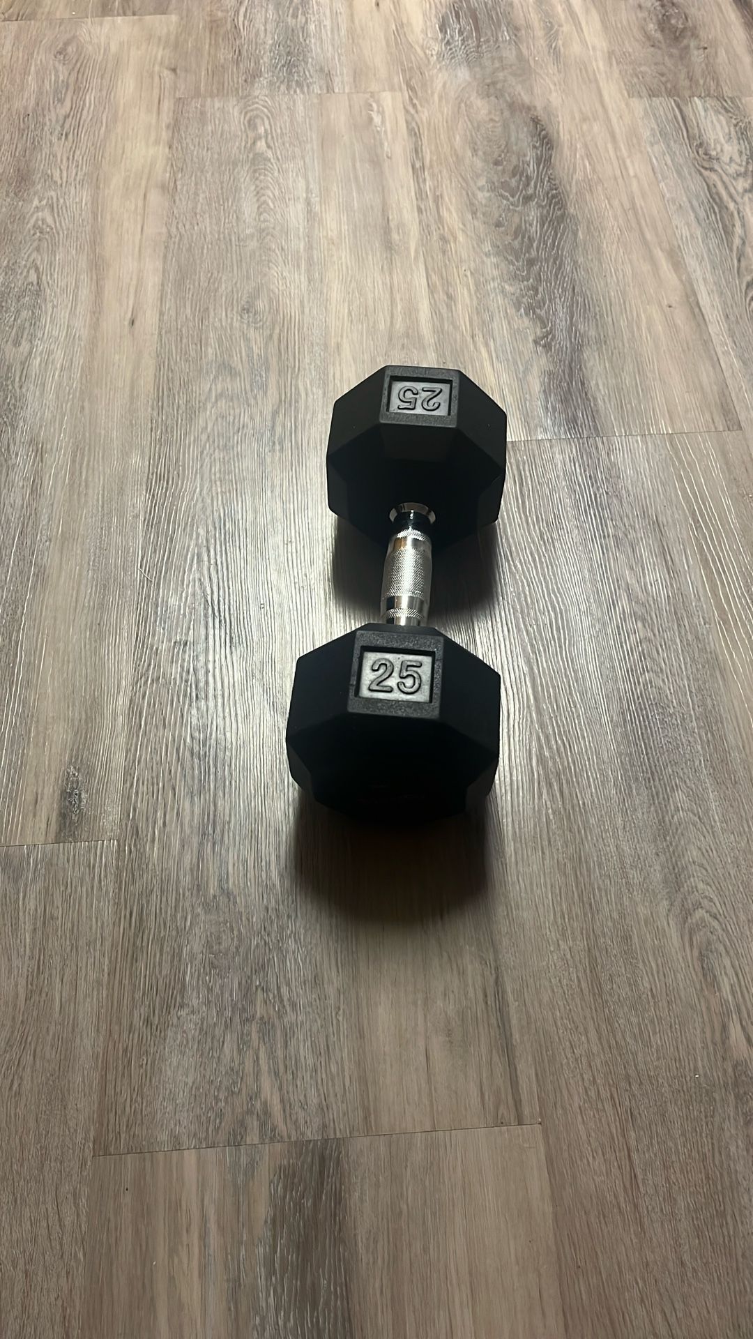 One 25lb Dumbell