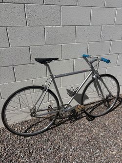 State Bicycle - Silver Single Speed Road Bike