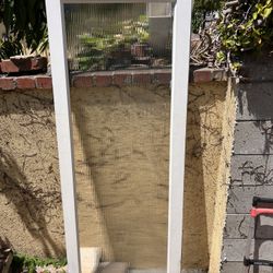 Awesome Vintage Glass Swing Door