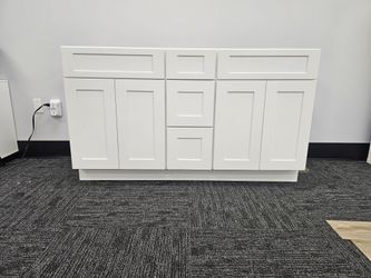 60 Inch Double Sink Bathroom Cabinet Vanity w/ Drawers – $300 (Free Delivery) $300$399