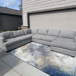 Beautiful gray sectional