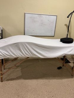 Foldable Black Lash Technician Bed