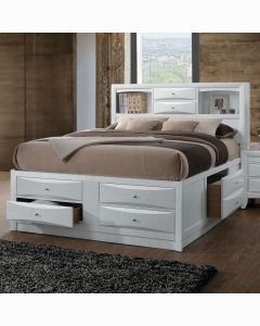 DFWFURNITUREWAREHOUSE QUEEN WHITE STORAGE BED $$$NO CREDIT NEEDED APPLY TODAY