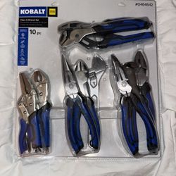 10 piece plyers and wrench set