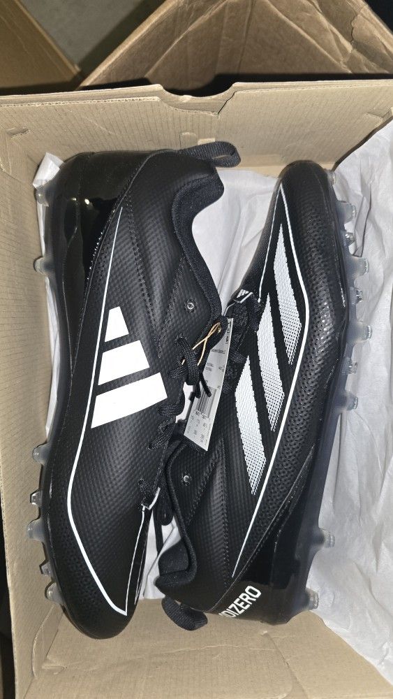 Adidas adizero electric.2 football cleats Shoes mens 12 black