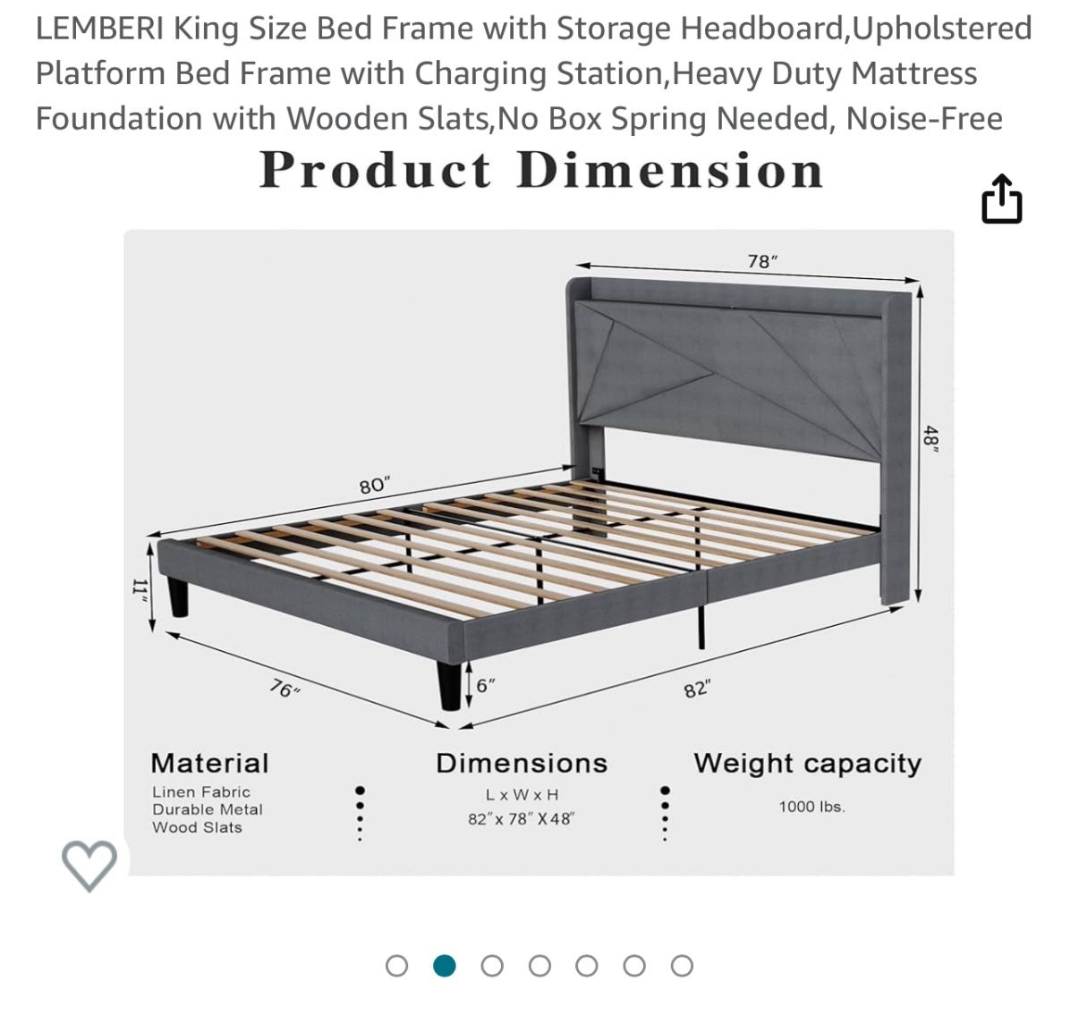 King Bed frame