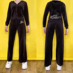 Vintage Brown Juicy Couture tracksuit