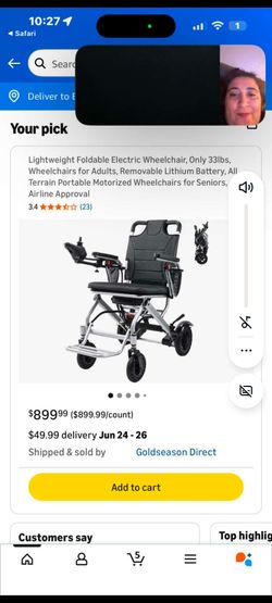 electric wheelchair