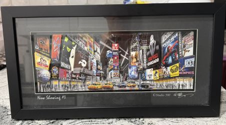 Now Showing #3 Broadway Show 3D Paper-sculpture Framed Art