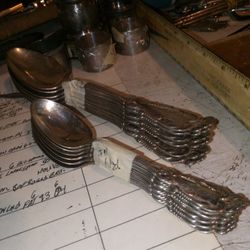 Sterling Inlaid Pat 93 Pat 04 