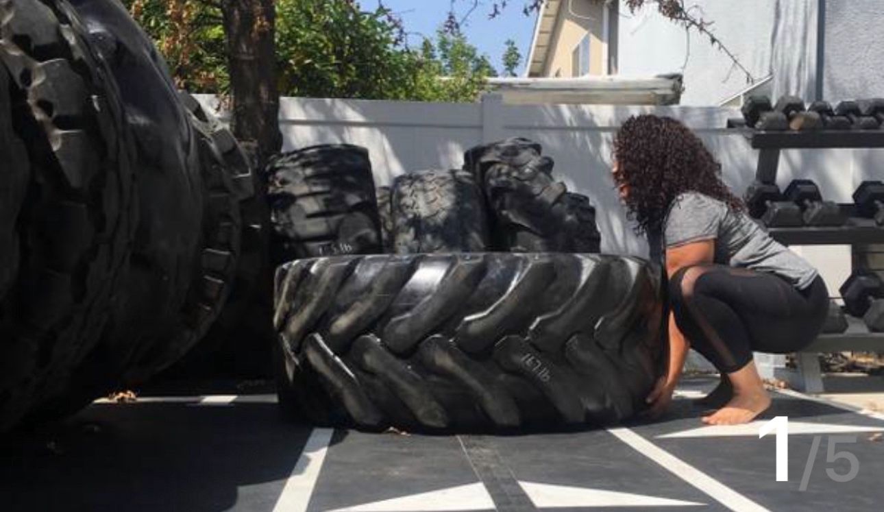 CrossFit Tractor Tires for fitness training!