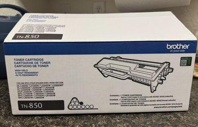 Brother TN-850 Toner Cartridge Black Yields 8000 Pages Open Box