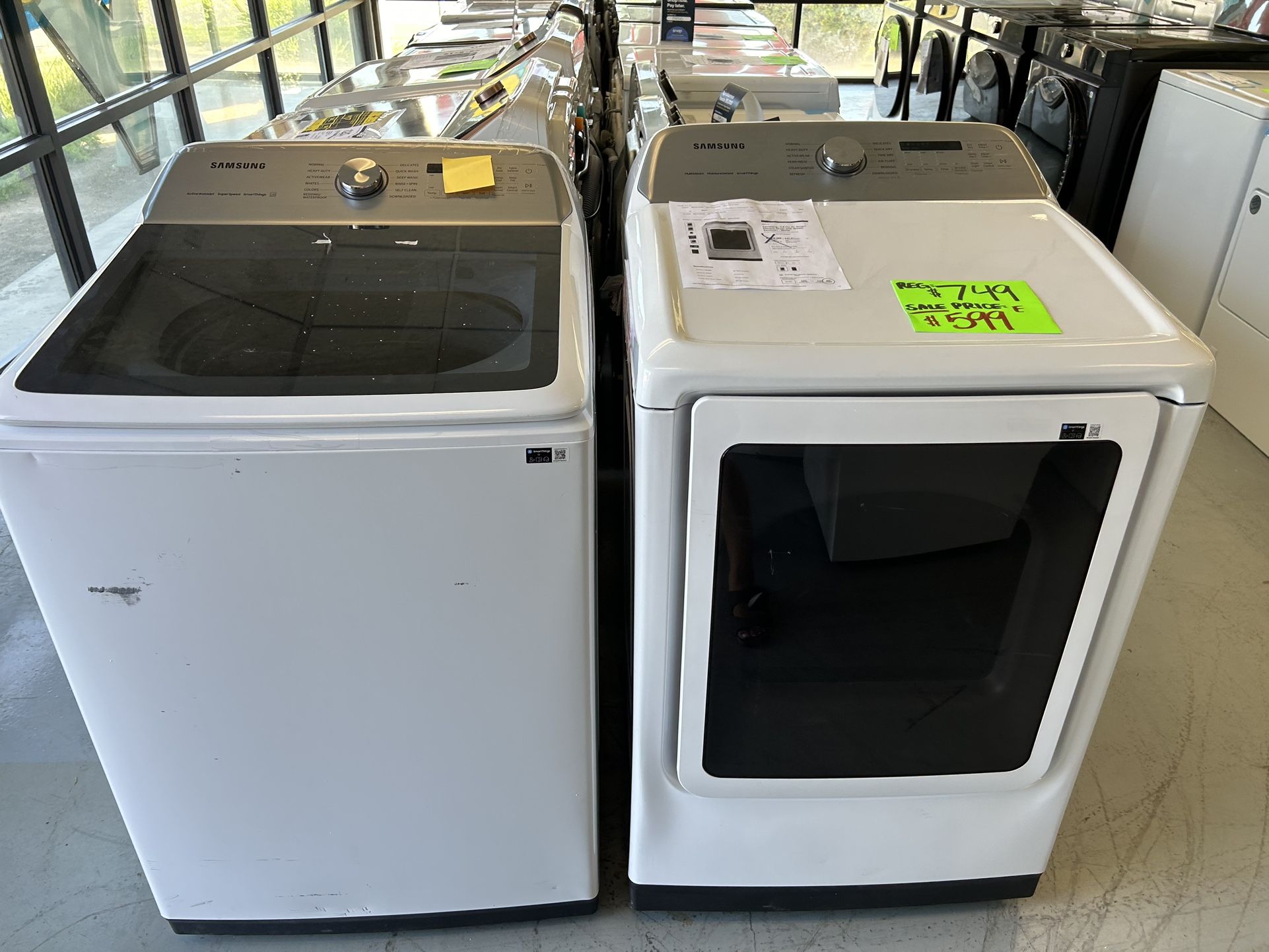 Samsung Washer & Dryer Set