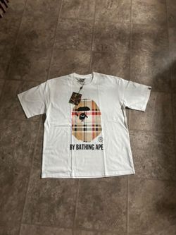 Size medium bape x Burberry shirt