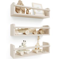Nursery Book Shelves Set Of 3