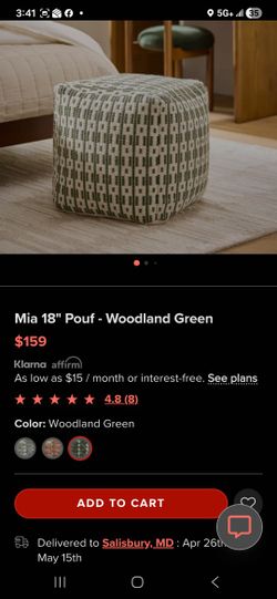 Pouf Mia By Article New In The Box