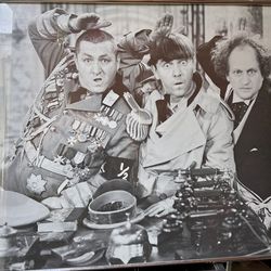Classic Stooges Framed & Ready To Hang