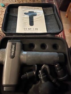 HeaDot Massage Gun with Case and Attachments