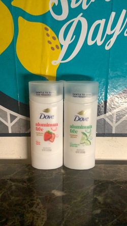 Dove Aluminum Free Deodorant 2-Pack the price is firm