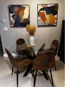 Juego de comedor 4 sillas