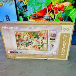 55” Hisense Canvas QLED 4K UHD Smart Tv 