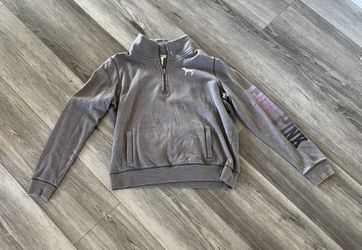 Pink Zip-Up Sweater