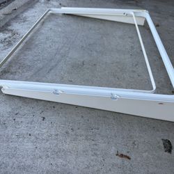 Elfa Classic 2' Hanging Drawer Frames Platinum & White