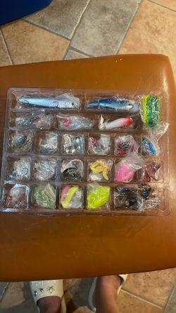 New 45 piece fishing bait  set