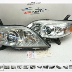 2011 - 2018 TOYOTA SIENNA LEFT & RIGHT HALOGEN HEADLIGHT SET 2012 - 2013 - 2014 OEM