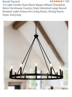 Wagon Wheel Chandelier