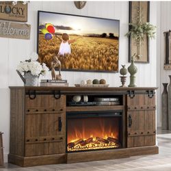 75” Barnhouse Style TV Stand/Entertainment Center