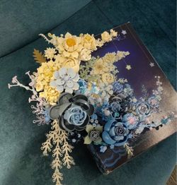 LEGO “ MOON FLOWER” centerpiece decor, Art Lego