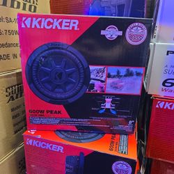 Kicker 48CWRT672 CompRT 6.75" Subwoofer, DVC, 2-ohm