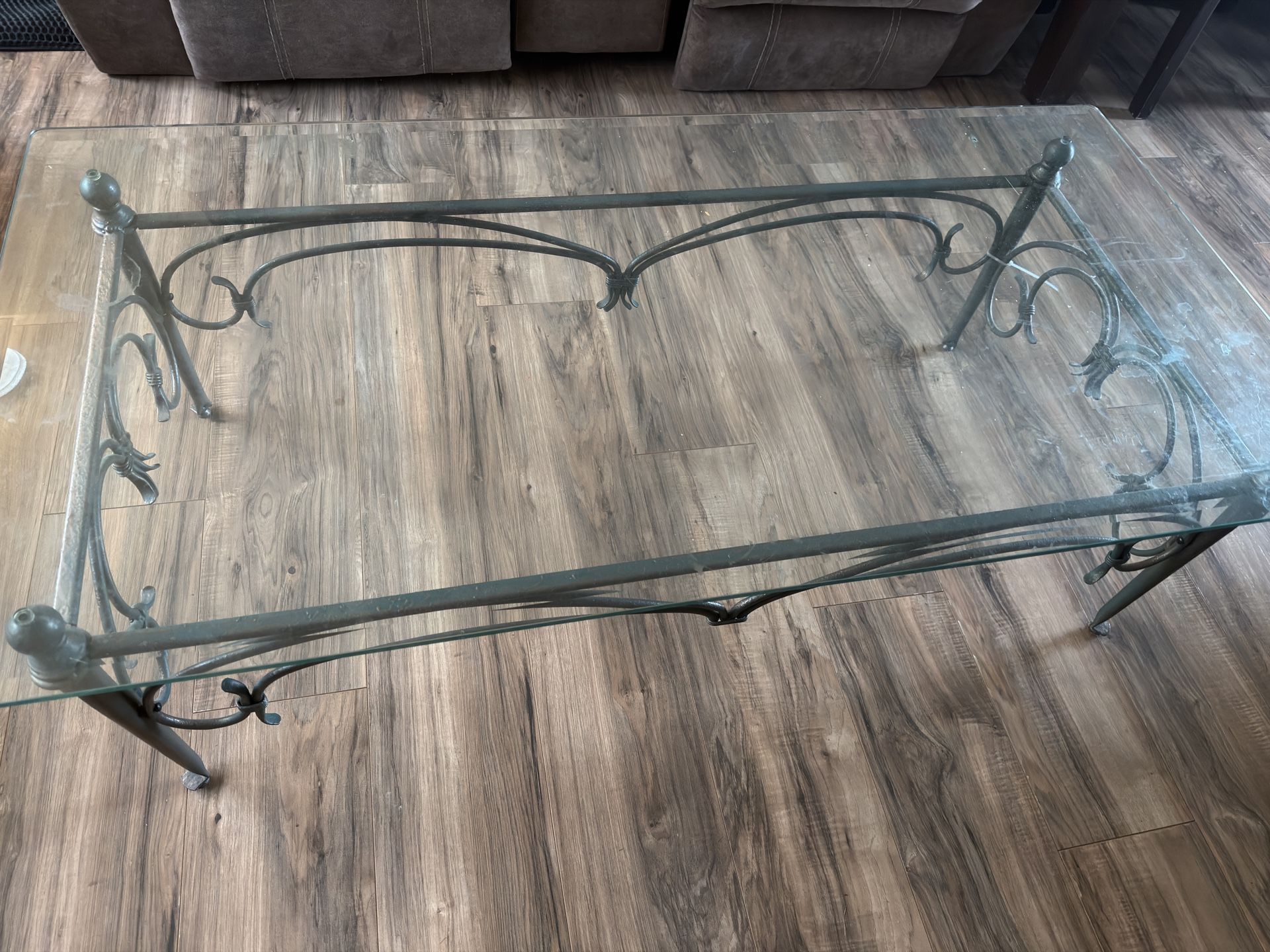 Glass Top Coffee Table