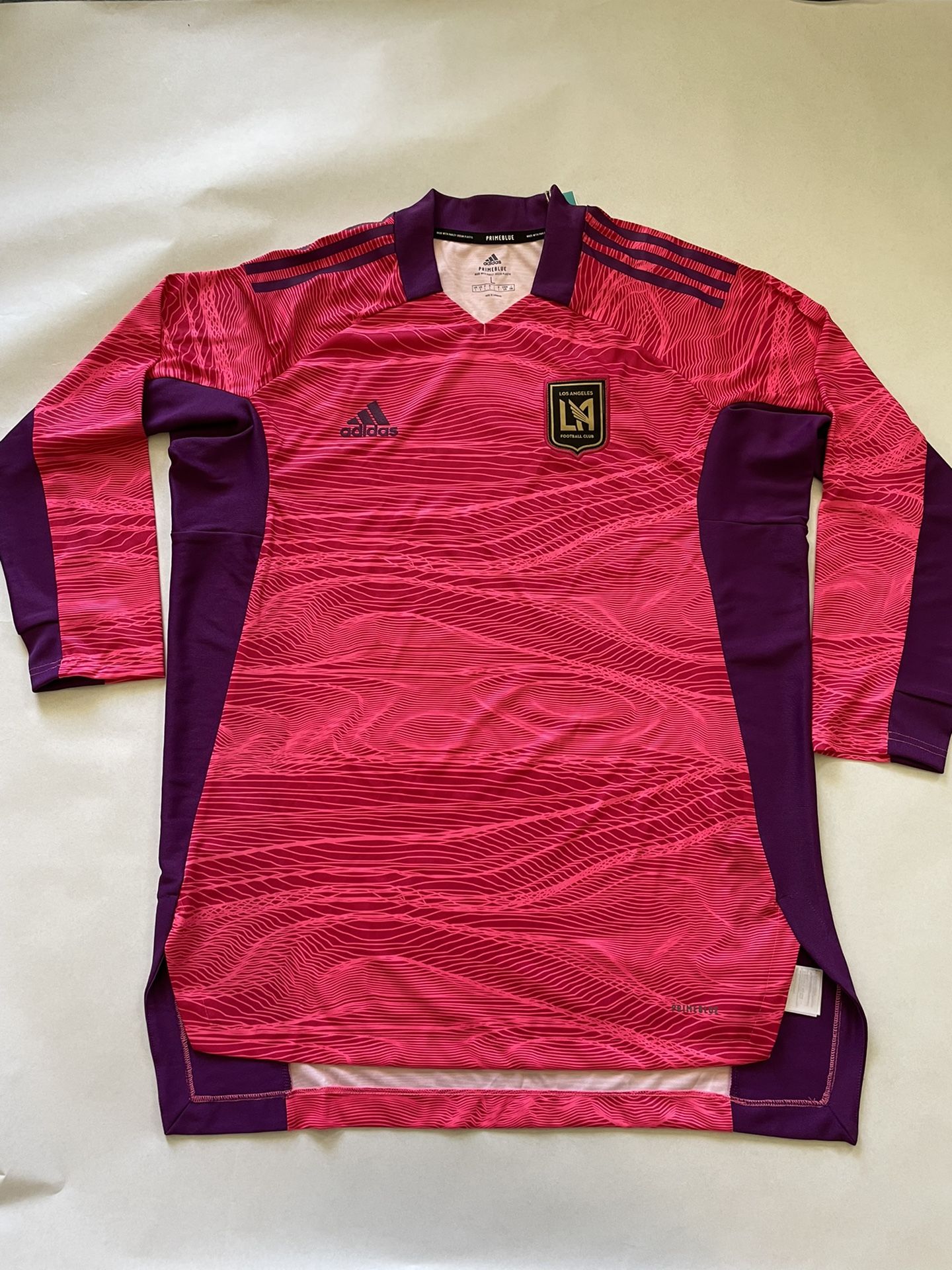 Adidas MLS LAFC Goal Keeper Jersey Mens Sz L Primeblue