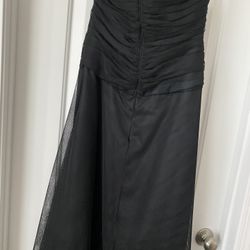 Black Strapless Dress 