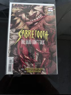 Sabertooth Comic Book 