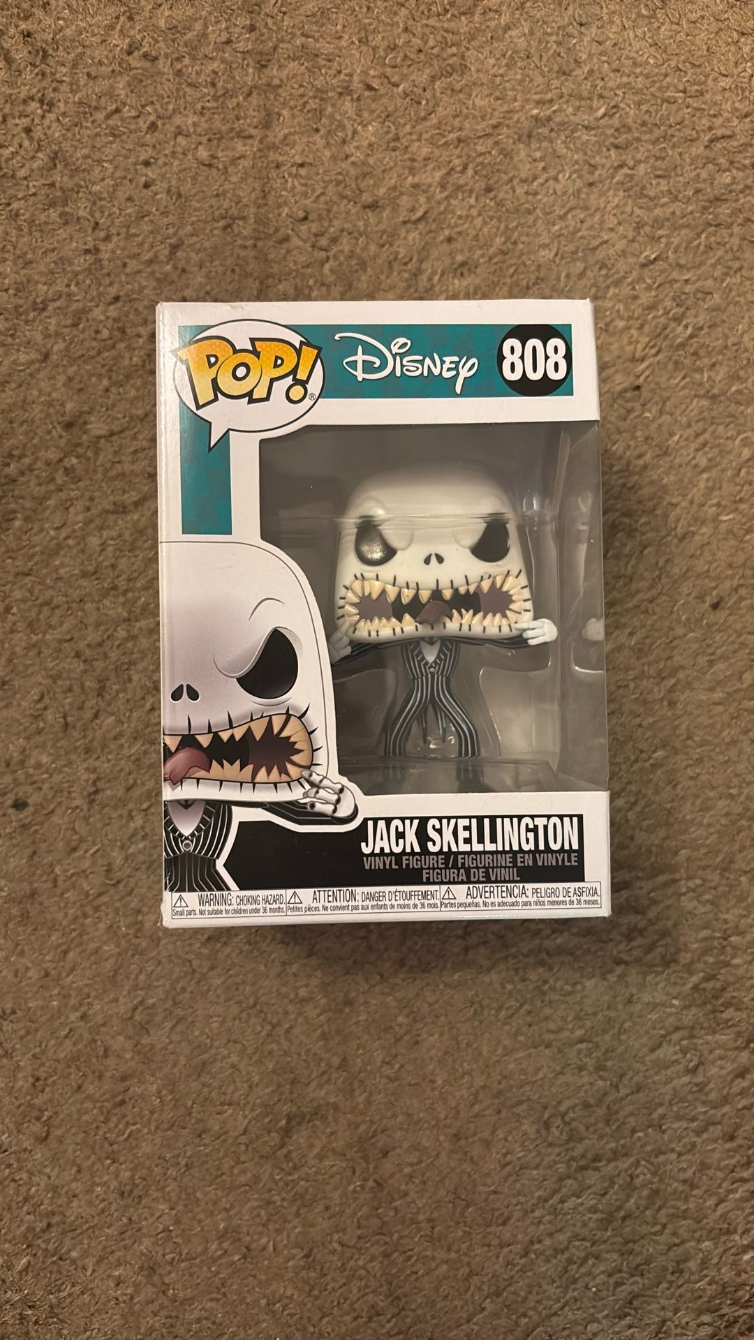 Jack Skellington nightmare before Christmas pop figure