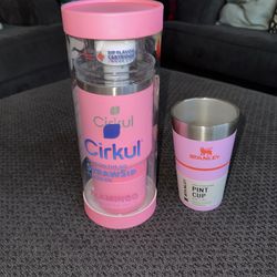 Brand New Cirkul 24oz Cup And Brand New Stanley Pint Cups 16 Oz Packing Still On Items $60 For Both 