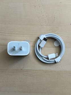 iPhone fast charger 20W and cable