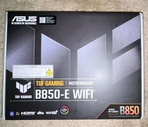 Brand new and sealed Asus TUF gaming B850-E wifi motherboard