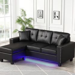 Different Color Sectional With LED light