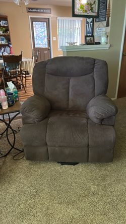 Brown lift chair recliner